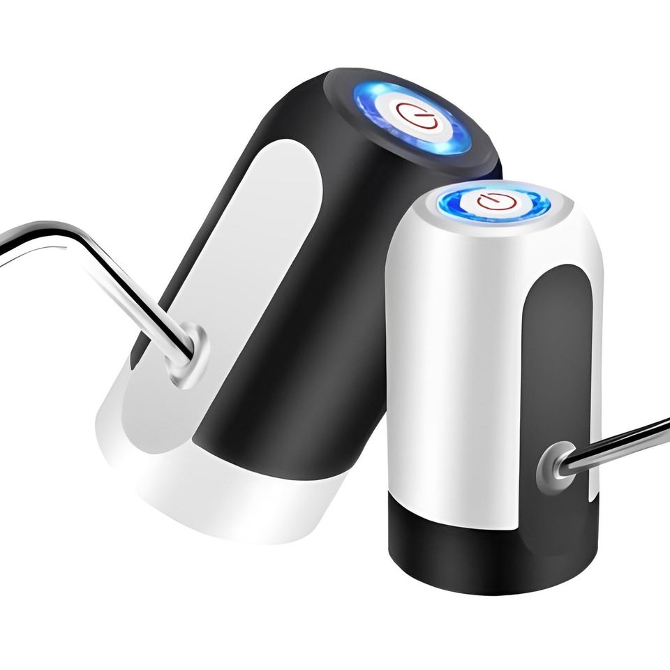 ALFA Bomba Elétrica Água Sem Fio Carregador Garrafão Galão De Água Dispenser Usb - Imagem 2